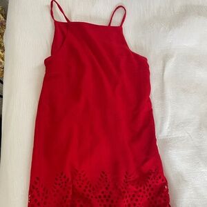 Red dress